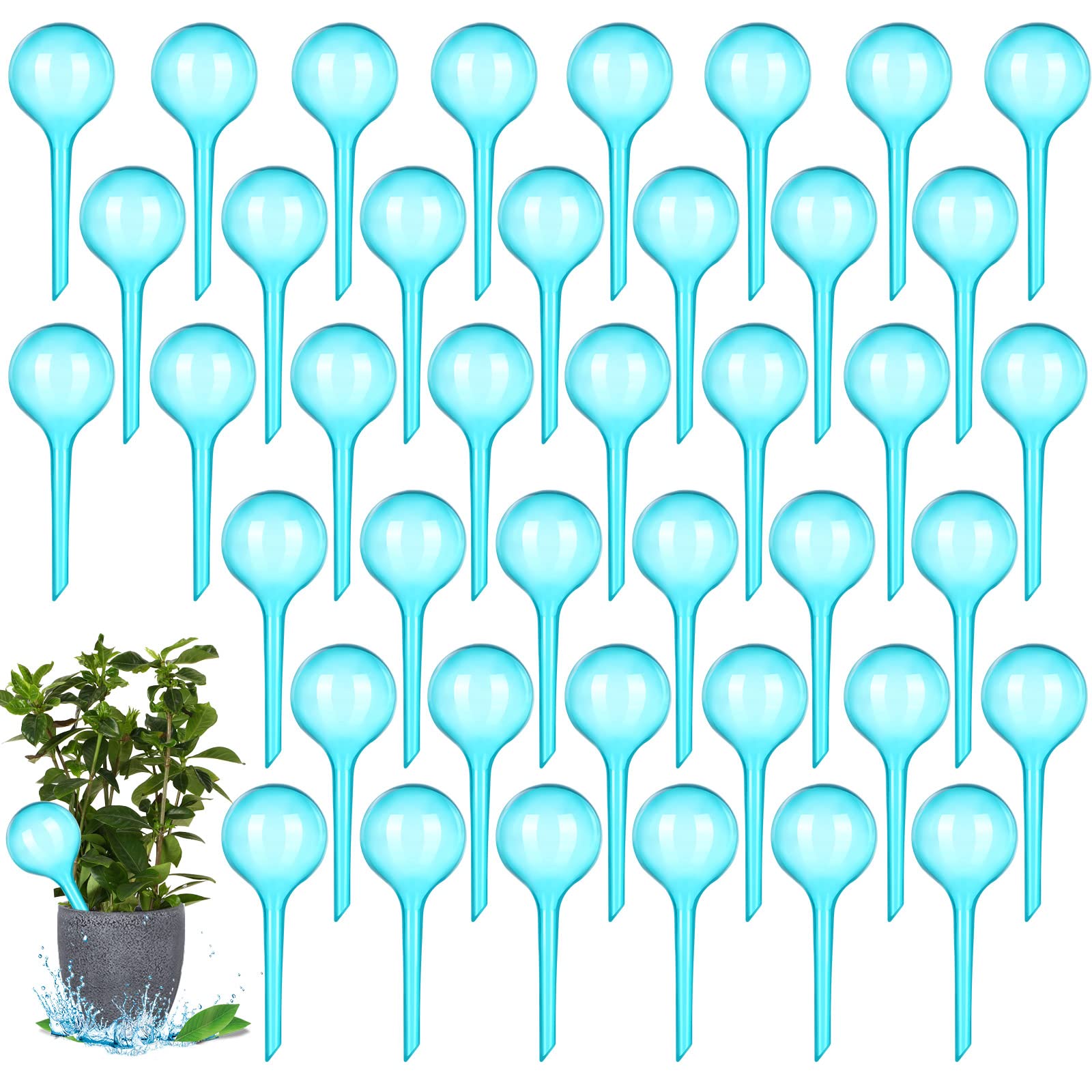 Urban Farming System - Pflanzenwasserspender, automatische Kunststoffkugeln, Gartenwassergerät, Pflanzenbewässerung, Glühbirnen,