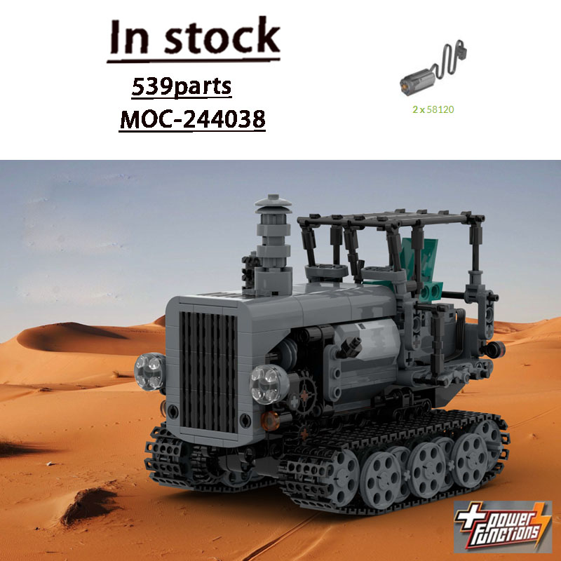 Urban Farming Usa - MOC-244038 Urban Retro Landwirtschaftlicher Traktor Baustein-Modell